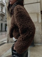 Cappotto Teddy Zara Finto