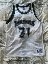 Nba Minnesota Timberwolves Garnett Champion jersey camiseta trikot canotta Usa