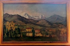 dipinto OLIO TELA landscape