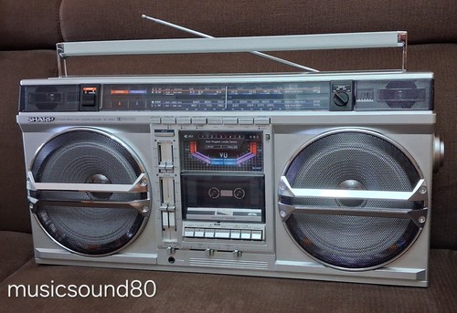 Sharp 9000h boombox radio - sharp,
