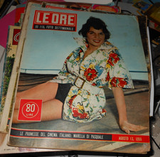 LE ORE 13 AGOSTO 1955 MARELLA