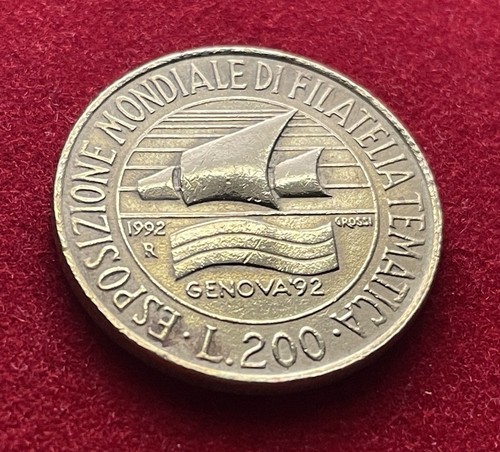 200 lire 1992 esposizione - lire,