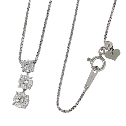 Collana con ciondolo - , diamante