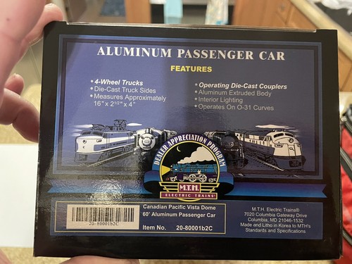 Mth canadian pacific - mth,