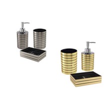 Set Accessori Bagno a righe