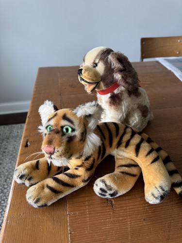 Peluche cane tigre mohair - cane, in
