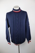 FILA MAGLIONE MAGLIA LANA VERGINE VINTAGE UOMO Tg. XL MAN WOOL SWEATER CASUAL