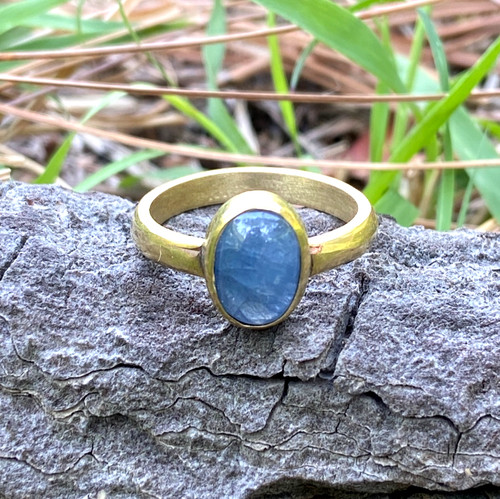 Anello zaffiro naturale - , misura