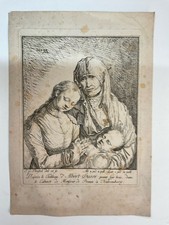 gravure Ste Anne, Marie,enfant