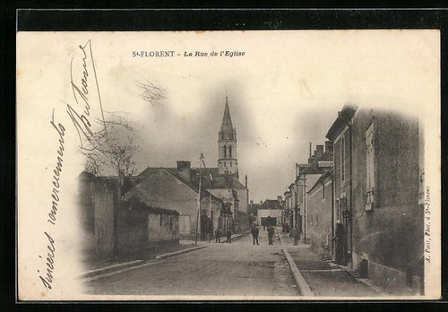 Cpa saint florent - cpa, saint-florent-sur-cher,