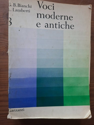 Voci moderne antiche g - e, b