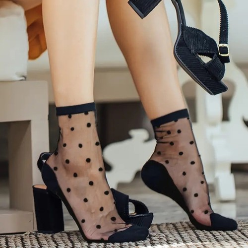 Calze donna nere trasparenti - , +