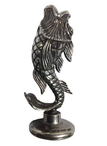 Pesce timbro argento 925 - argento,
