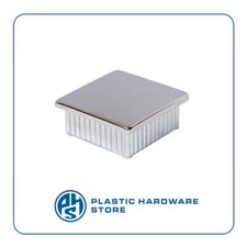 Tappi/Inserti/Copriforo quadrati cromati in ABS - PHS
