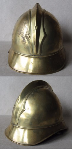 Antico elmetto pompiere - elmetto,