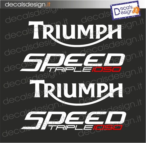 Kit adesivi per moto triumph - per,