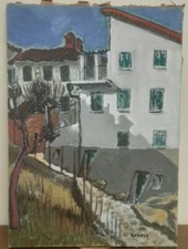 CESARE BRUNO OLIO SU TELA CASA