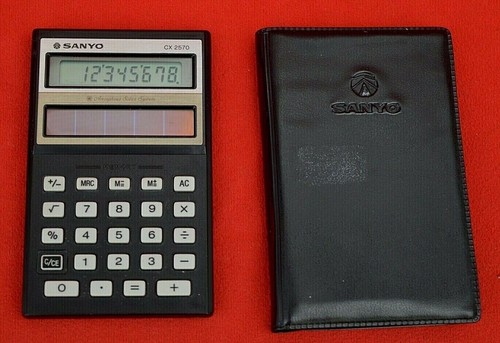 Sanyo calcolatrice amorfa - sanyo,