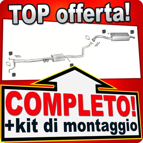 Scarico completo per kia - per, rio