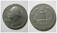 America - Stati Uniti Washington Quarter Dollar 1967