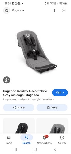 Bugaboo donkey posti tessuto - donkey,