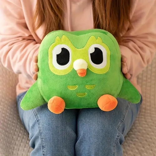 Kawaii duolingo gufo - duolingo, verde