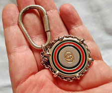anni '70 - Vintage RARO Portachiavi Gucci originale in Metallo e Smaltato