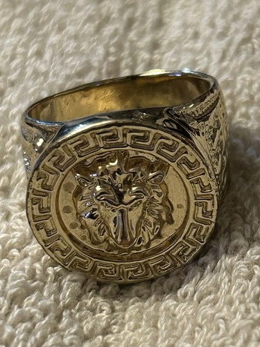 Anello uomo testa - , leone