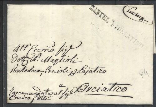 1836 prefilatelica con testo - 1836,