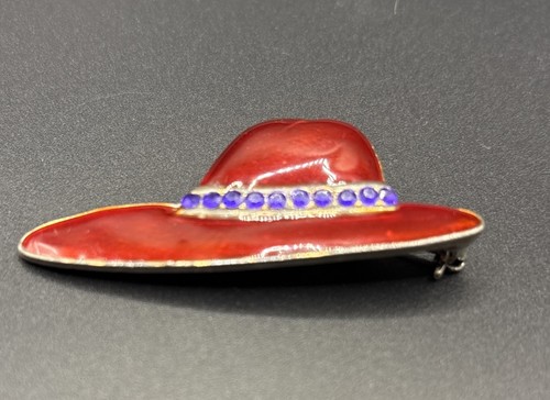 Spilla società cappello rosso - società,