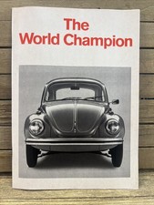 Volkswagen brochure 1972 The