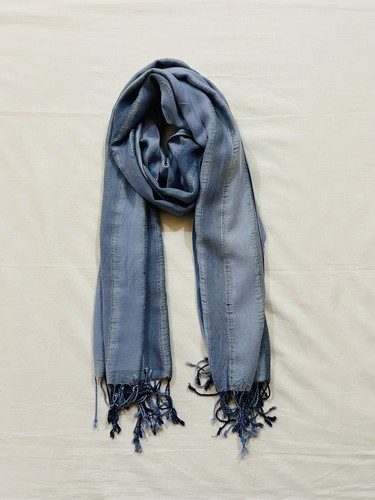Foulard stola blu azzurro - , con