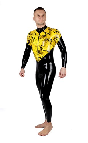 Catsuit giallo nero - catsuit, in