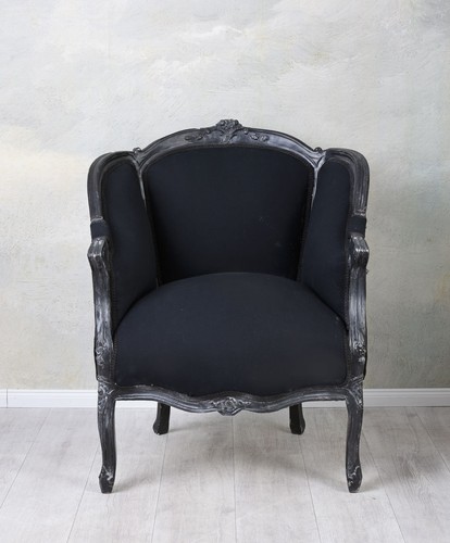 Poltrona con braccioli rococo - poltrona,