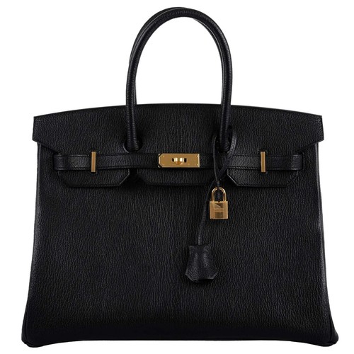 Hermès birkin black - birkin, 35