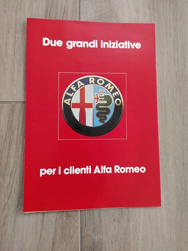 Alfa romeo depliant italiano - alfa,