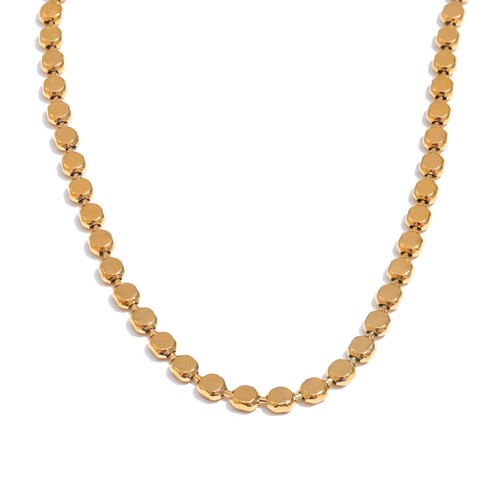 Collana maglie acciaio - in,