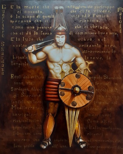 Guerriero shardana quadro - shardana,