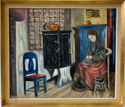 Quadro olio ingenuo interno