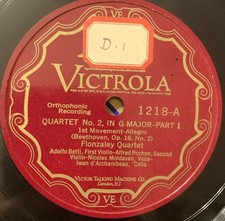 Flonzaley Quartet - No 2 In G