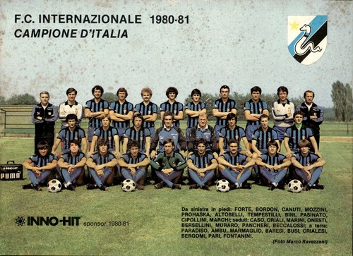 Cartolina inter formazione - cartolina,