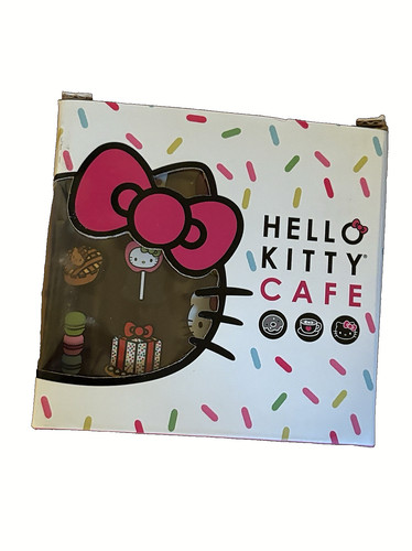 Tazza vetro hello kitty cafe - kitty,