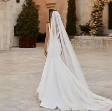 Velo da sposa doppio strato 3 metri nuovo