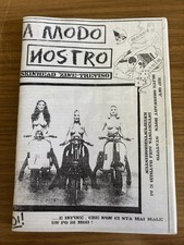 A MODO NOSTRO num. 2 Italian Skinhead Oi RAC Fanzine Nabat Rip Off Peggior Amico