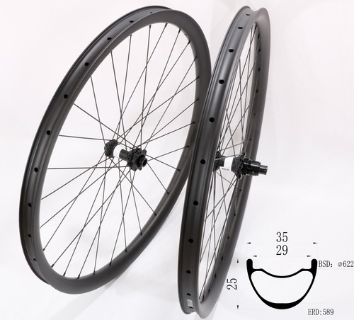 Set ruote bici - fibra, di