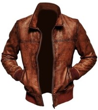 Giubbotto uomo biker pelle