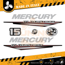 Decalcomania Adesivi Motore Fuoribordo Mercury 15 cv - Four Stroke EFI