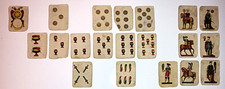 Lotto antiche carte da - 20,