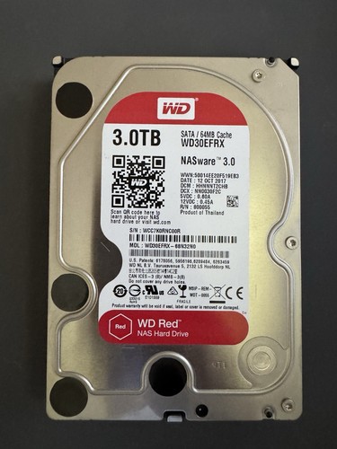 Western digital rosso 3tb - rosso, 3,5"