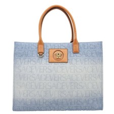 VERSACE La Medusa Denim Tote